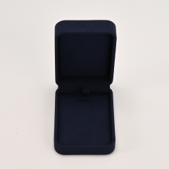 FANXI Custom Dark Blue Microfiber Pendant Box