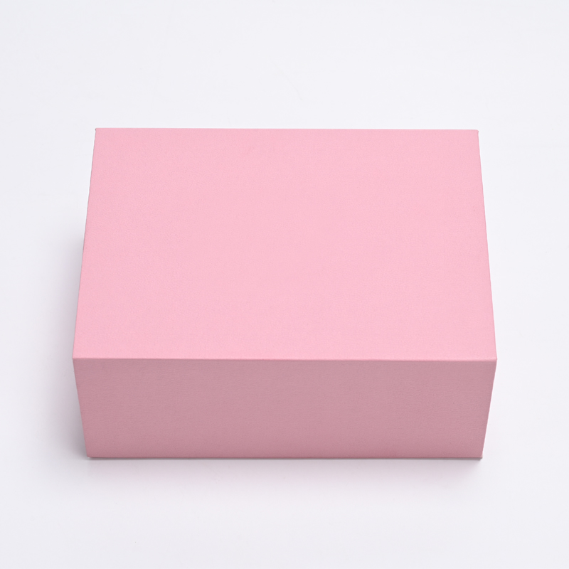 FANXI Custom Pink Leatherette Paper Suede Magnetic Box