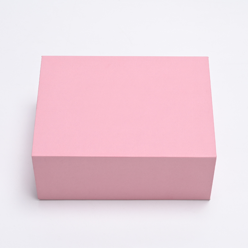 FANXI Custom Pink Leatherette Paper Suede Magnetic Box