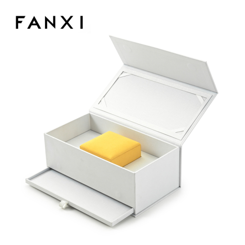 FANXI Custom White Paper Magnetic Outer Box