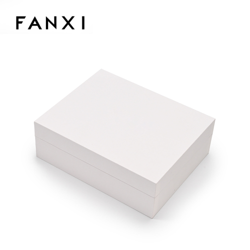 FANXI Custom White Paper Jewelry Box