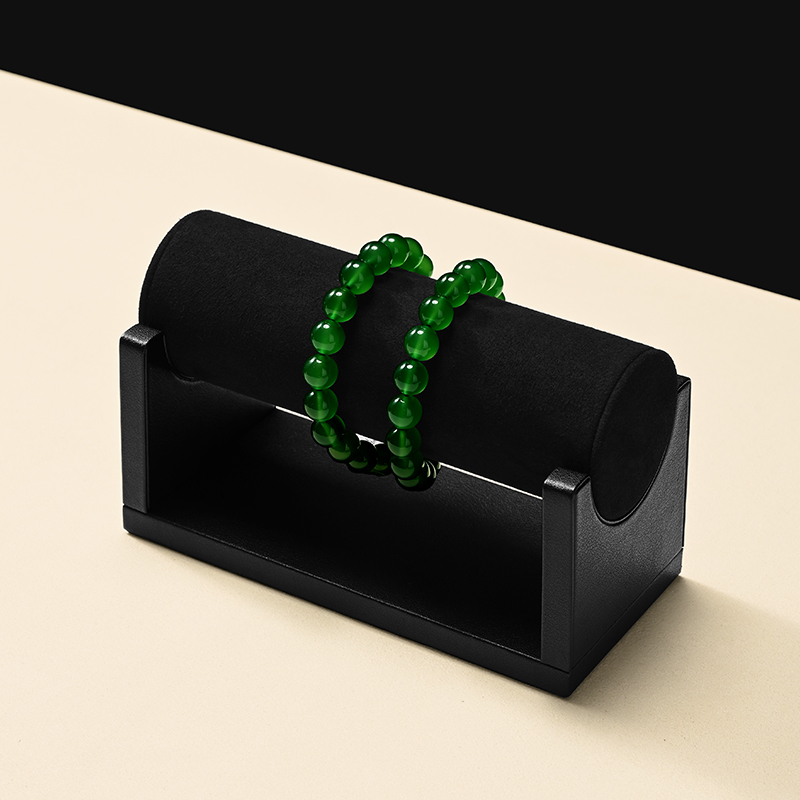 FANXI Factory Black PU Microfiber Jewelry Collection Set