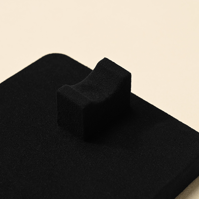 FANXI Factory Black PU Microfiber Jewelry Collection Set