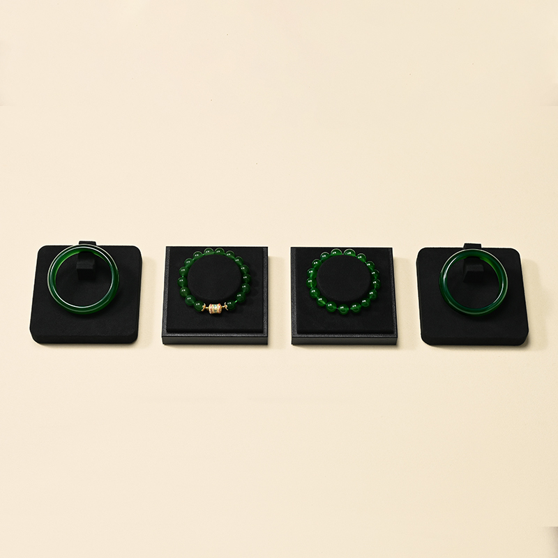 FANXI Factory Black PU Microfiber Jewelry Collection Set