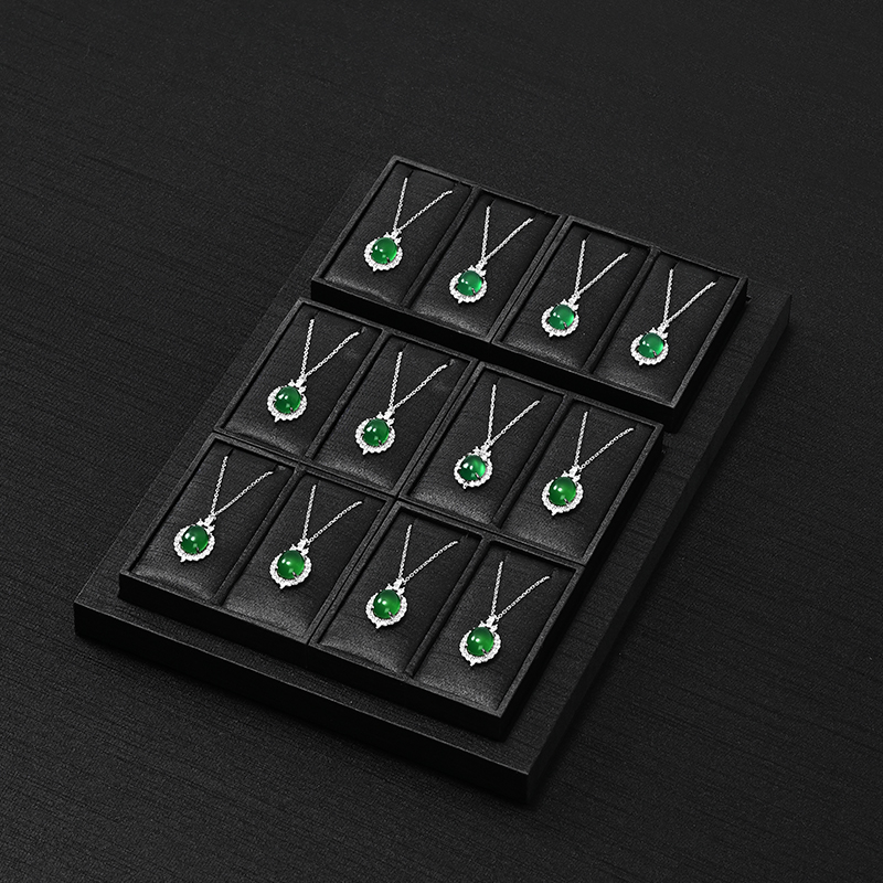 FANXI Luxury Black Tess Jewelry Combination Set