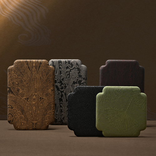 FANXI Fashion Polychrome Silk Jewelry Display Tray