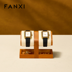 FANXI Fashion Polychrome Wood Jewelry Display Stand