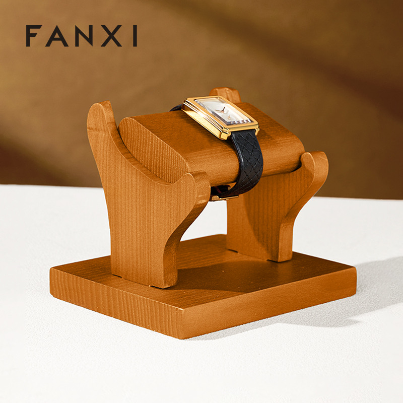 FANXI Factory Polychrome Solid Wood Watch Stand