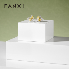 FANXI factory custom logo wood jewellery display stand set