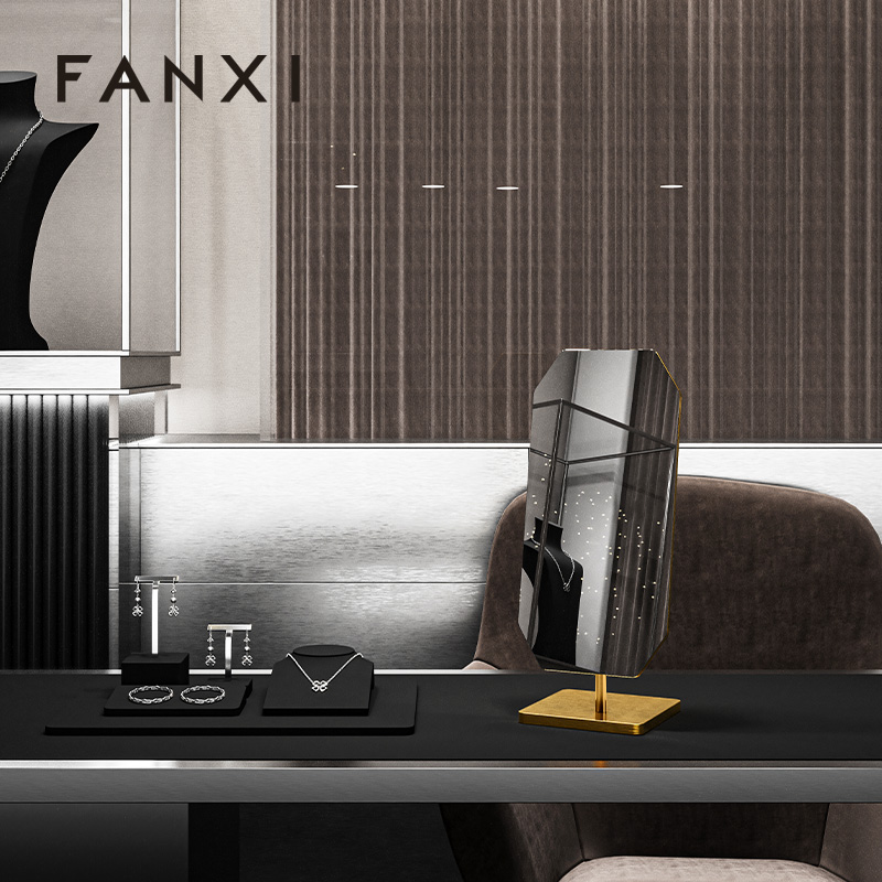 FANXI New Arrival Gold Metal Jewelry Wearing Glasses