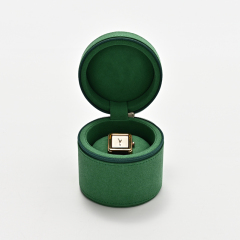 FANXI Custom Beige Green Microfiber Watch Boxes
