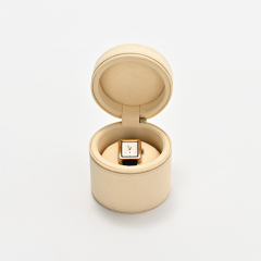 FANXI Custom Beige Green Microfiber Watch Boxes