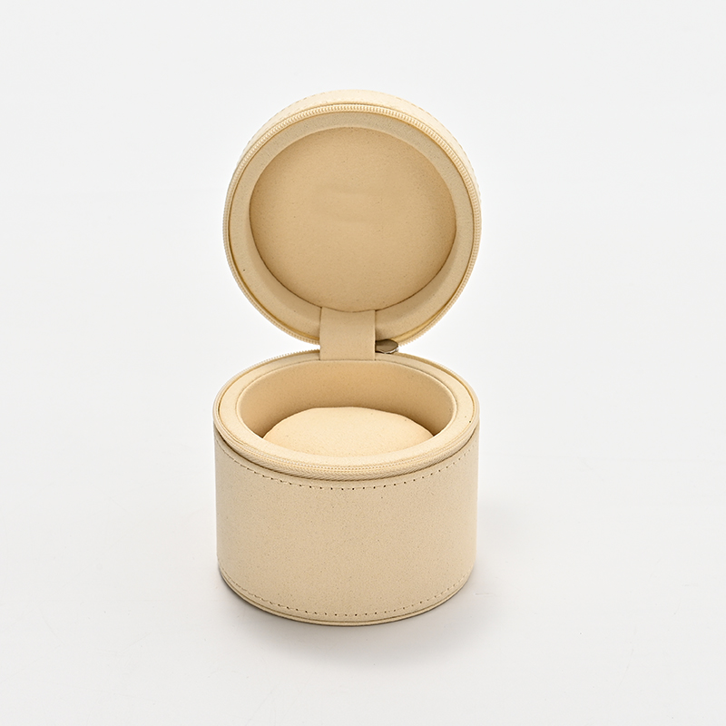 FANXI Custom Beige Green Microfiber Watch Boxes