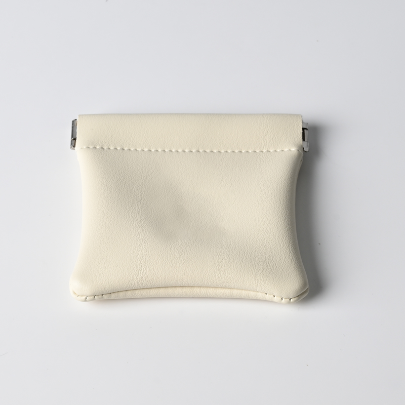 FANXI Custom White PU Leather Jewelry Pouch
