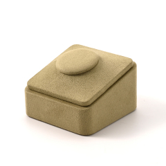 FANXI Custom Yellow-green Suede Bangle Stand