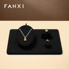 FANXI Wholesale Microfiber Jewelry Display Set Series