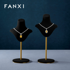 FANXI Wholesale Microfiber Metal Portrait Display Stand