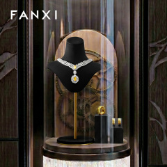 FANXI Wholesale Microfiber Metal Portrait Display Stand