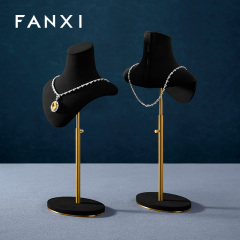 FANXI Wholesale Microfiber Metal Portrait Display Stand