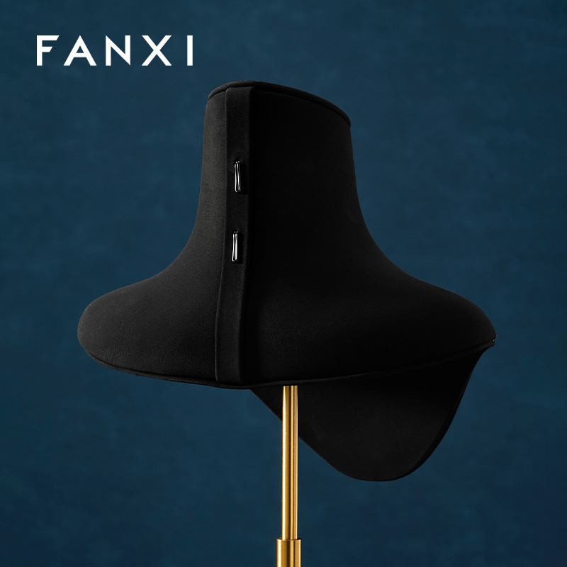 FANXI Wholesale Microfiber Metal Portrait Display Stand