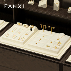 FANXI Fashion Microfiber Metal Jewelry Combination Set