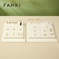 FANXI Fashion Microfiber Metal Jewelry Combination Set