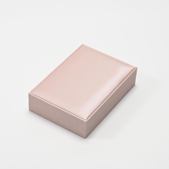 FANXI Custom Pink PU Leather Microfiber Necklace Box