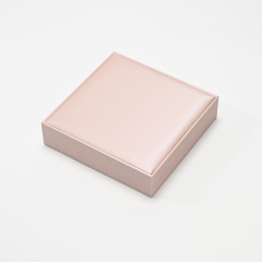 FANXI Custom Pink PU Leather Microfiber Jewelry Set Box