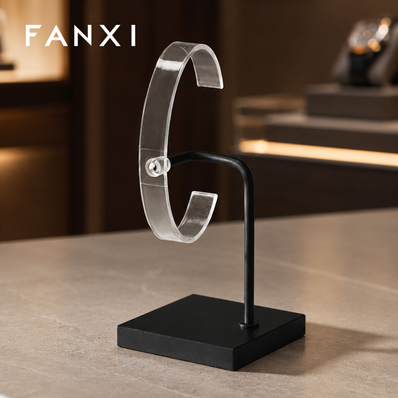 FANXI Wholesale Black Metal Watch Display Stand