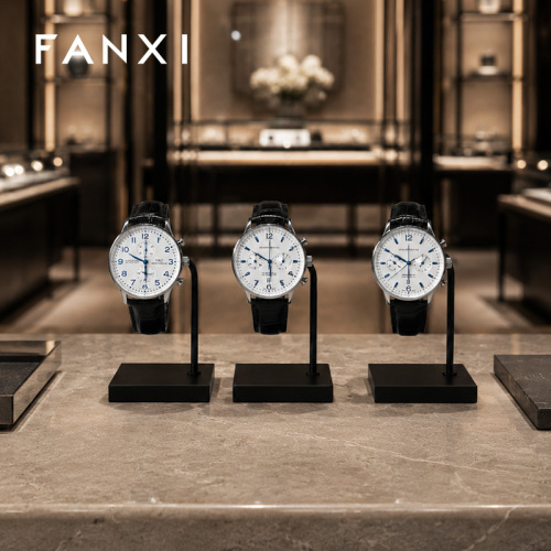 FANXI Wholesale Black Metal Watch Display Stand