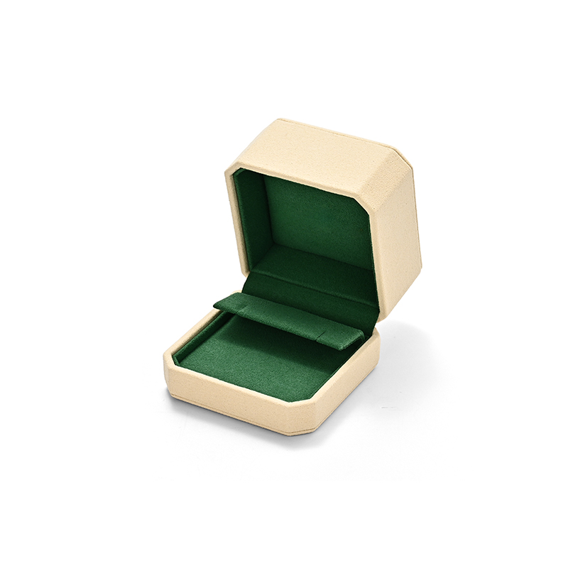 FANXI Custom Beige Microfiber Earring Box