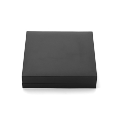 FANXI Custom Black Leather Paper Velvet Big Neckalce Box