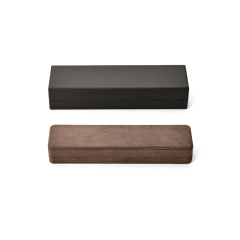 FANXI Custom Brown Suede Bracelet Box With Outer Box