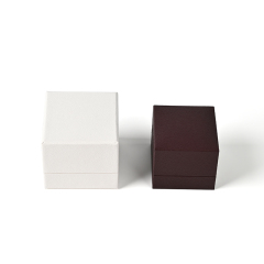 FANXI Custom Red Paper Velvet Ring Box