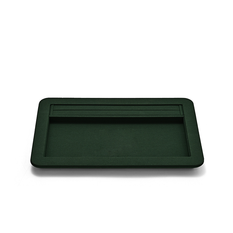 FANXI Custom Green Microfiber Jewelry Tray