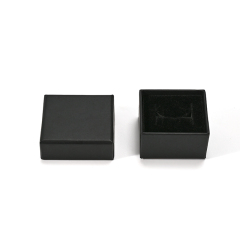 FANXI Custom Black Paper Velvet Ring Box