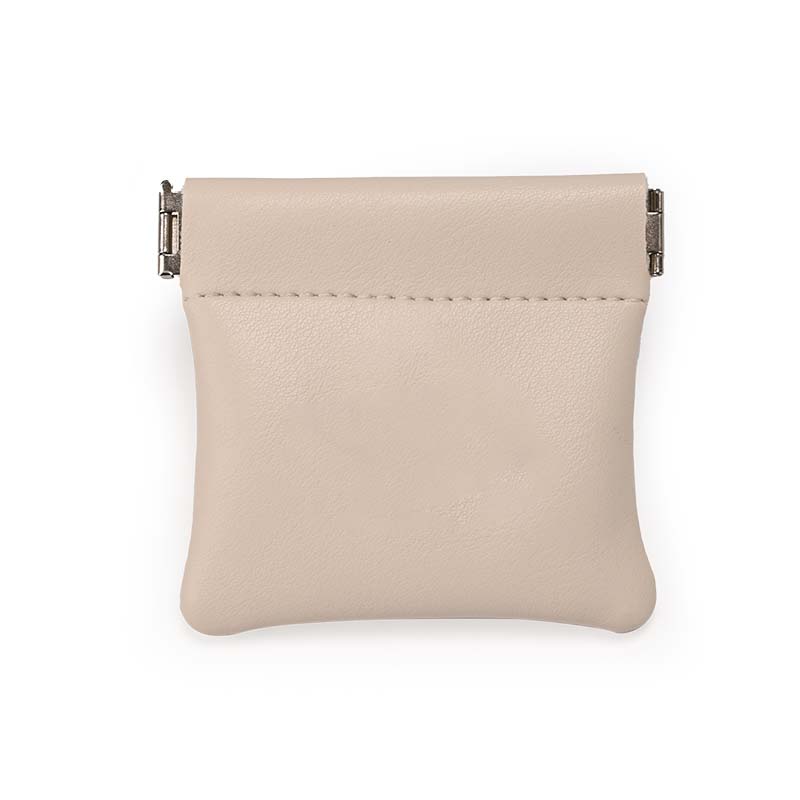 FANXI Custom Beige PU Leather Jewelry Bag