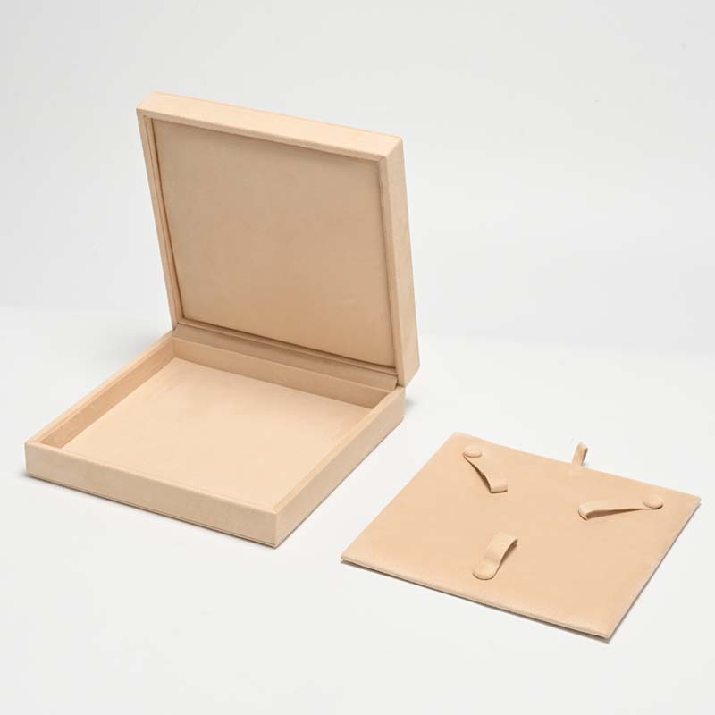 FANXI Custom Pink Suede Big Set Jewelry Box