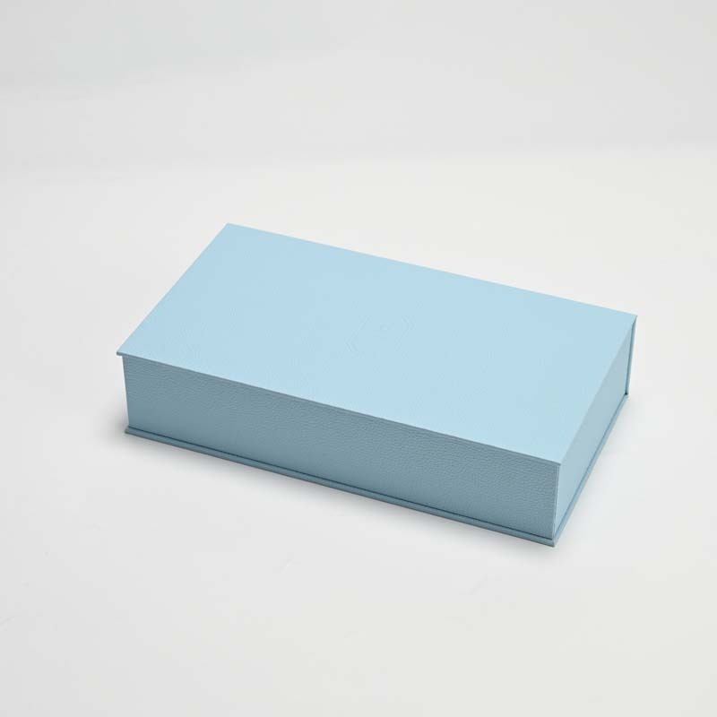 FANXI Custom Blue Paper Suede Magnetic Box