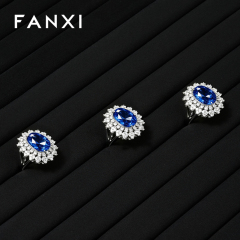 FANXI New Arrival Black Velvet Jewelry Tray