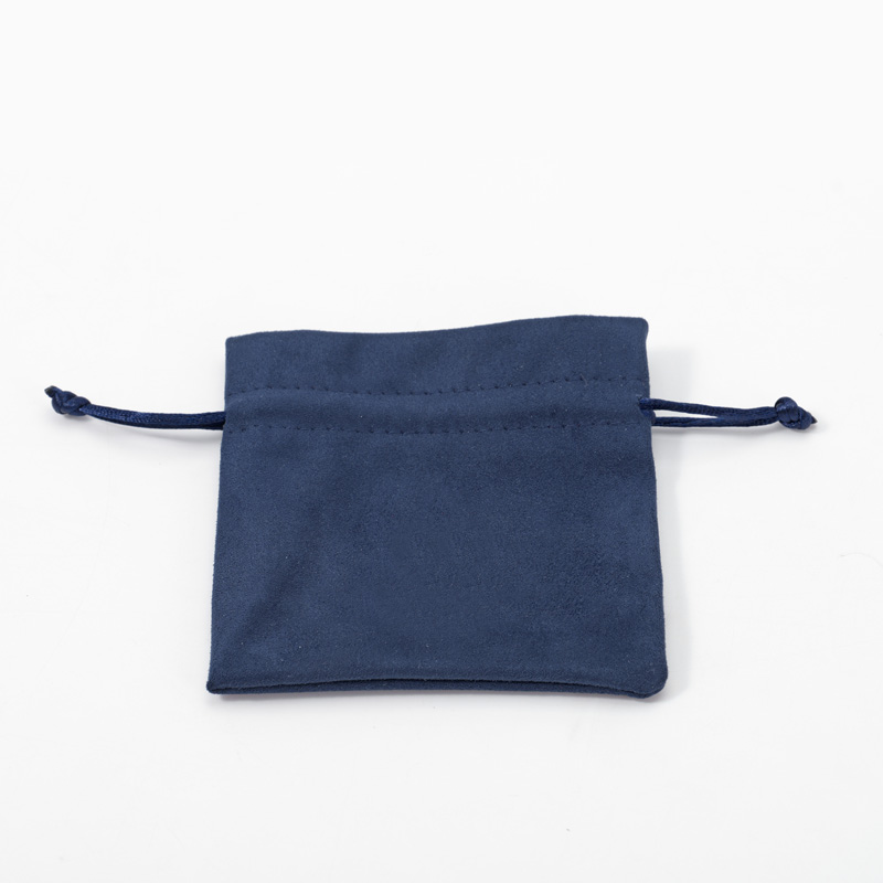 FANXI Custom Blue Velvet Jewelry Pouch