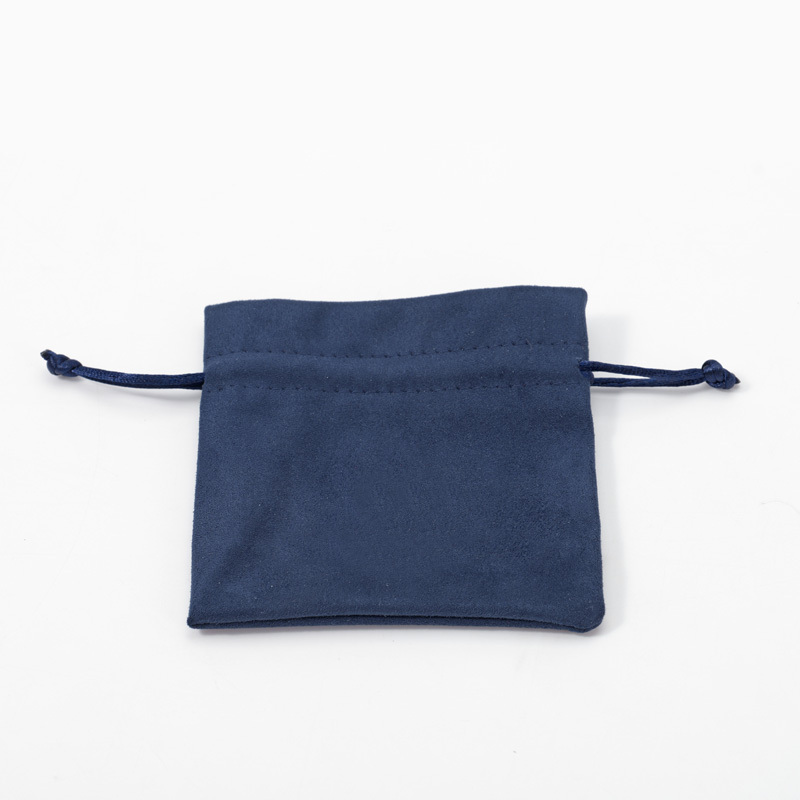 FANXI Custom Blue Velvet Jewelry Pouch