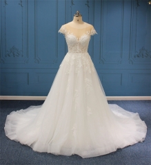 WT4538  Lace,Beading, Gliter tulle Aline