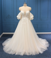 WT4666 Light tulle Aline
