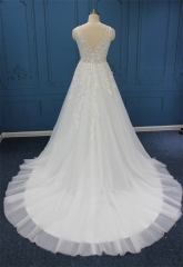 WT4542 3D Lace,Beading, Gliter tulle Aline