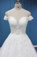 WT4555 Off shoulder Vneck Aline