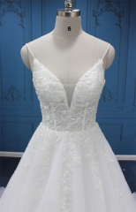 WT4556 Beading straps Aline, lace beading, Gliter tulle