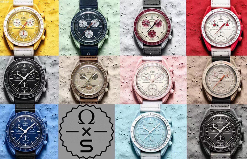 Speedmaster MoonSwatch-style