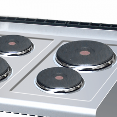HRQ 4-Plate Electric Cooker with Cabinet