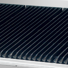 HGL Gas Lava Rock Grill with Cabinet